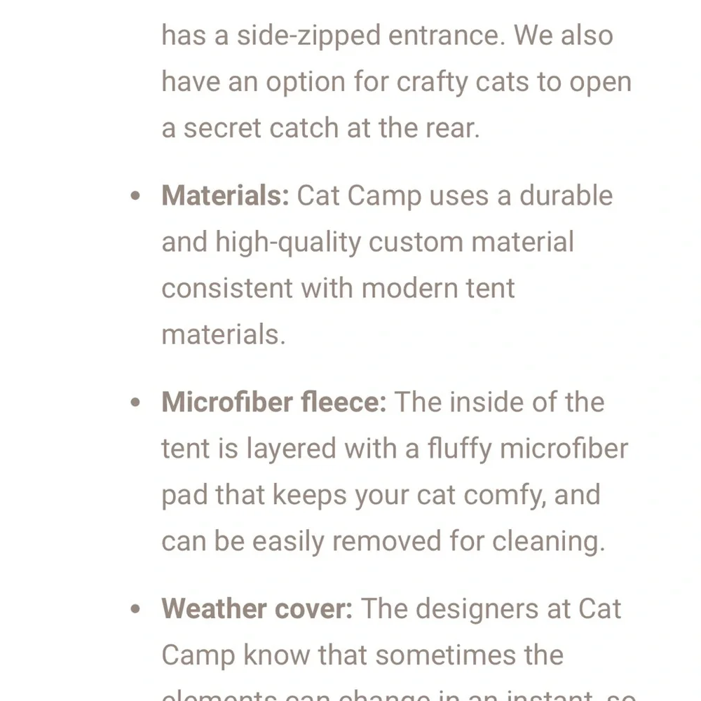 Cat Camp Camouflage Cat Tent
